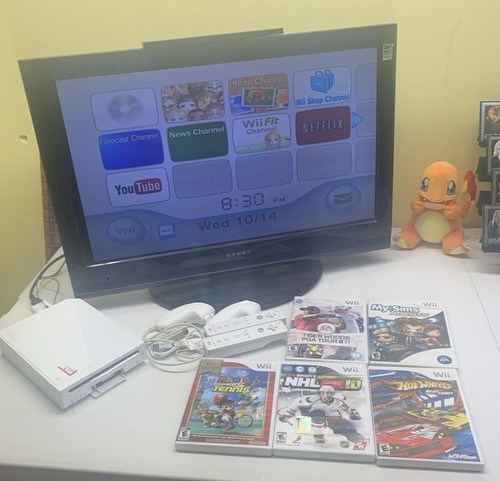 Nintendo wii white console - wii, 2