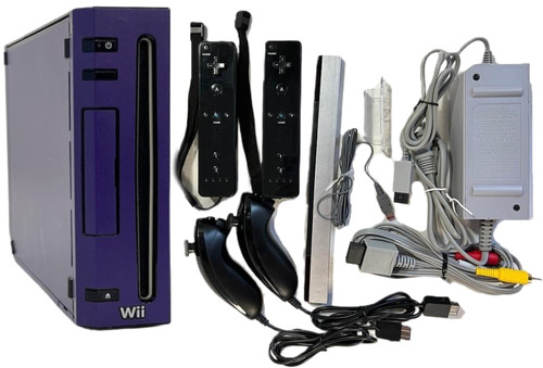 Custom purple nintendo wii - custom,