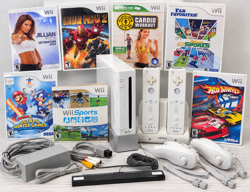 Nintendo wii white console - nintendo,