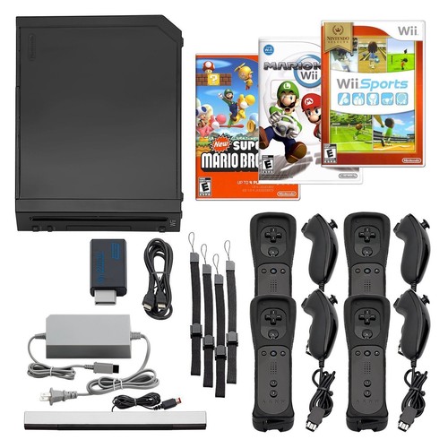 Nintendo wii console - console, +